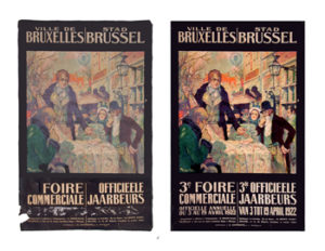 Cartell publicitari 3ª Foire Commertialle Buxelles