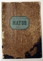 Llibre registre abans de la restauració Llibre registre abans de la restauració