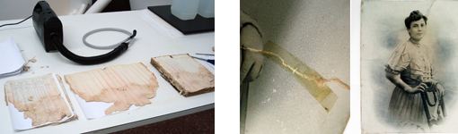 Aspiració de microorganismes i restauració de fotografies
