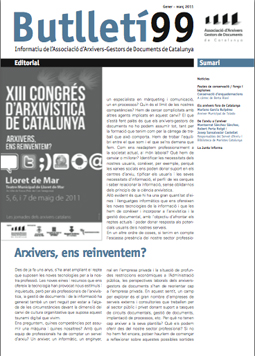 Article sobre conservació d'enquadernacions al Butlletí99 de l'AAC