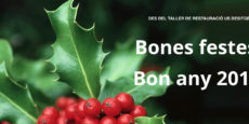 Des del taller BBlasi us desitgem bones festes i bona any 2017!