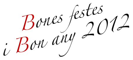 Bones festes i bon any 2012!