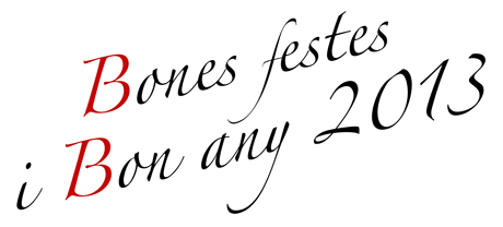 Bones festes i bon any 2013!