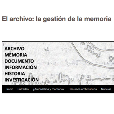 El archivo: la gestión de la memoria. Recuperar la memoria. Entrevista a Berta Blasi restauradora