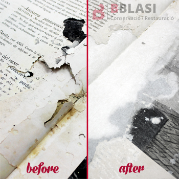 L'abans i el després de la restauració de la revista 