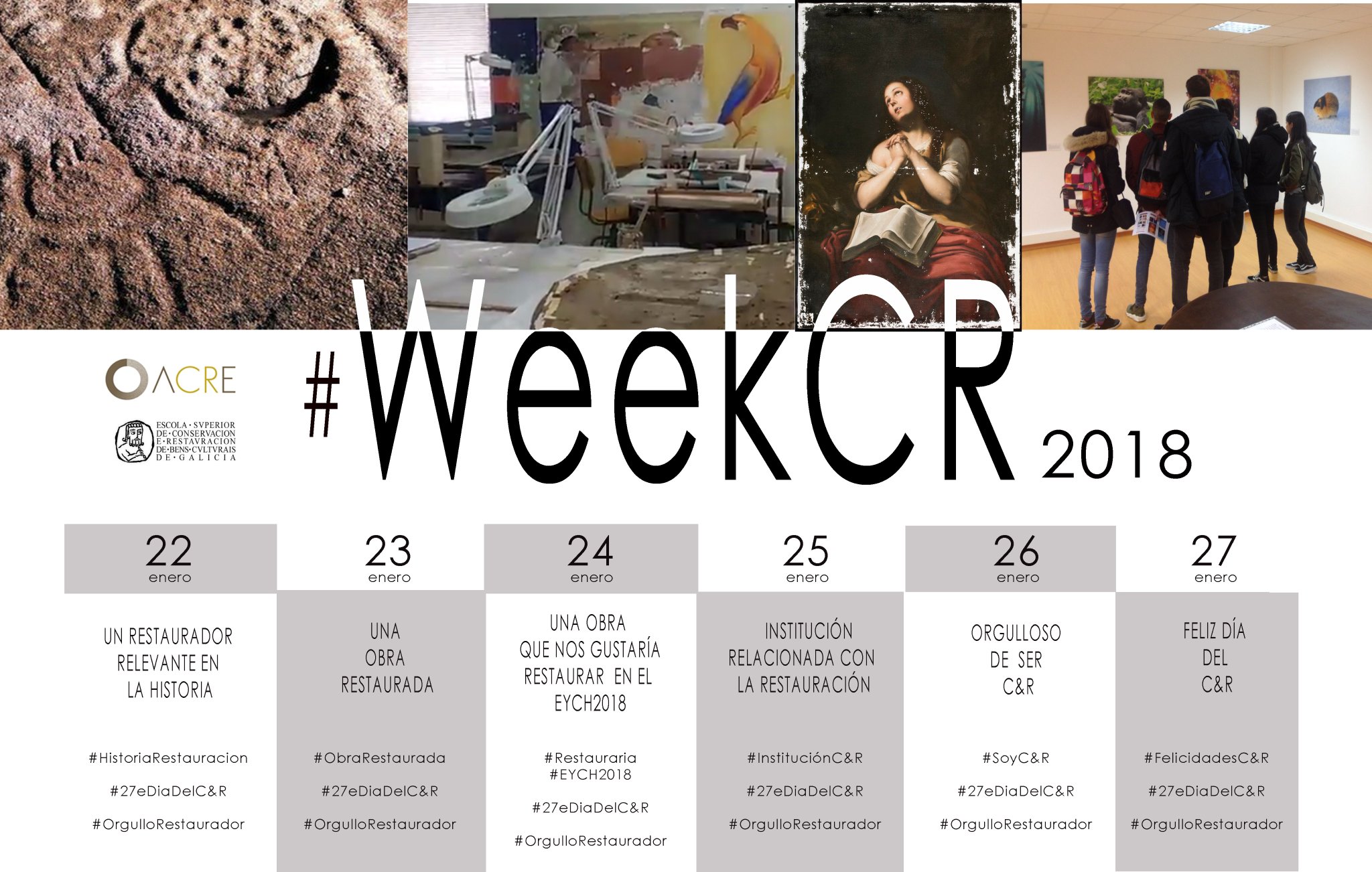 #weekCR Setmana de la conservació restauració