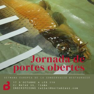 Jornada de portes obertes per la Setmana Europea de la Conservació Restauració.